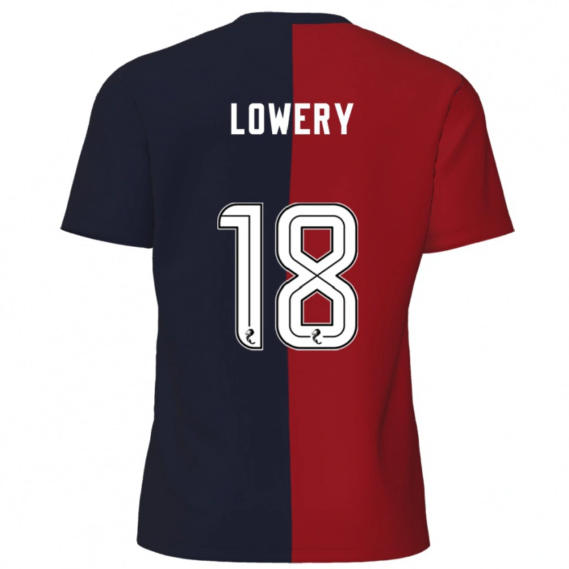 Danxen Men Tom Lowery #18 Red Navy Away Jersey 2025/26 T-Shirt