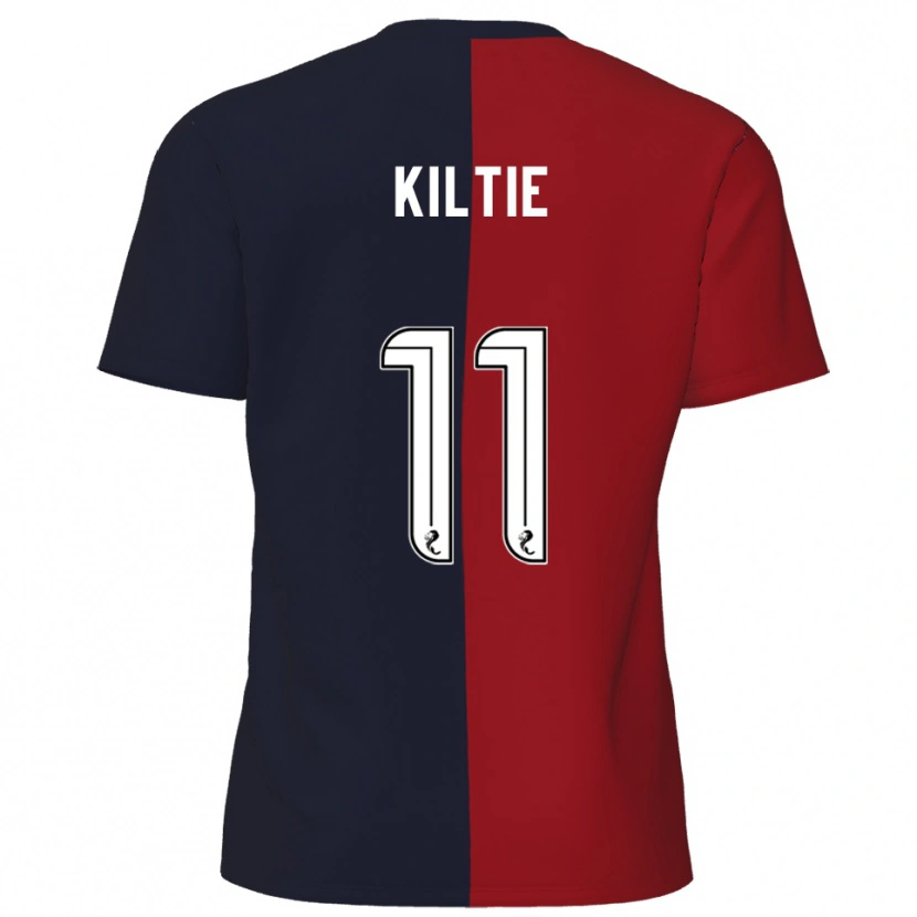 Danxen Men Greg Kiltie #11 Red Navy Away Jersey 2025/26 T-Shirt