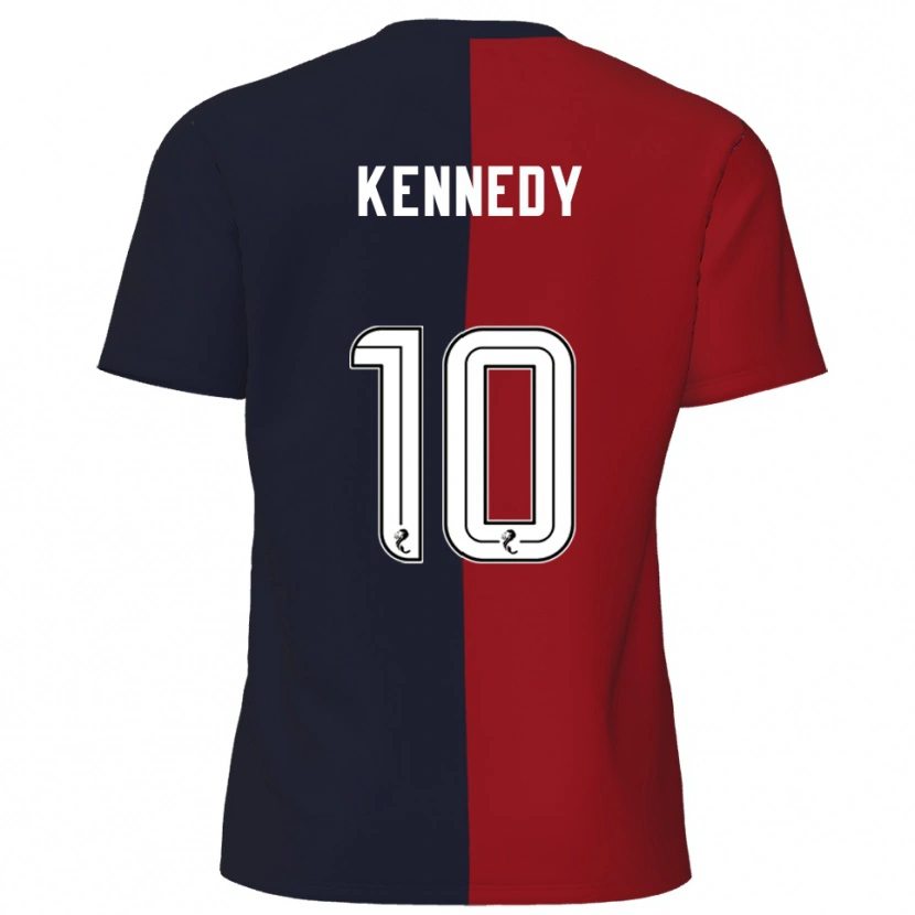 Danxen Men Matty Kennedy #10 Red Navy Away Jersey 2025/26 T-Shirt