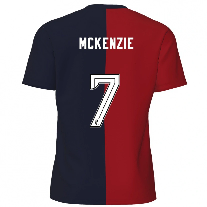 Danxen Men Rory Mckenzie #7 Red Navy Away Jersey 2025/26 T-Shirt