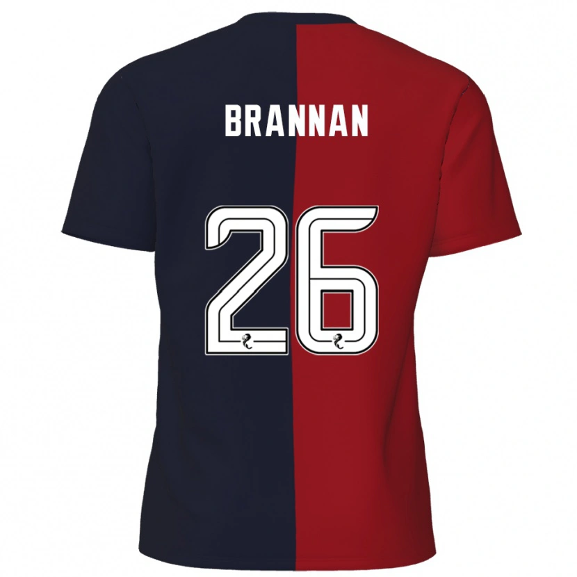 Danxen Men Ben Brannan #26 Red Navy Away Jersey 2025/26 T-Shirt