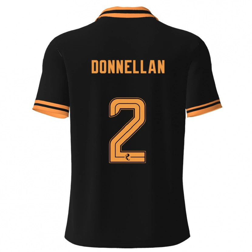Danxen Men Shaun Donnellan #2 Black Yellow Away Jersey 2025/26 T-Shirt