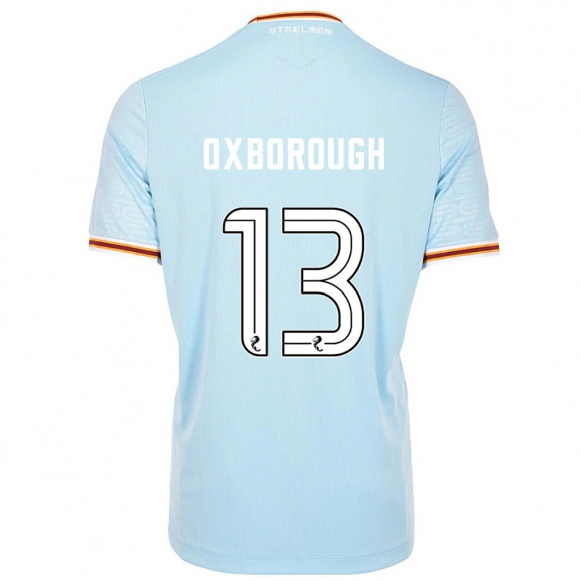 Danxen Men Aston Oxborough #13 Sky Blue Away Jersey 2025/26 T-Shirt