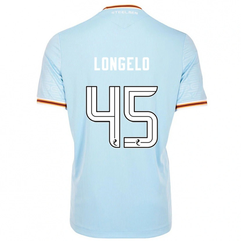 Danxen Men Emmanuel Longelo #45 Sky Blue Away Jersey 2025/26 T-Shirt