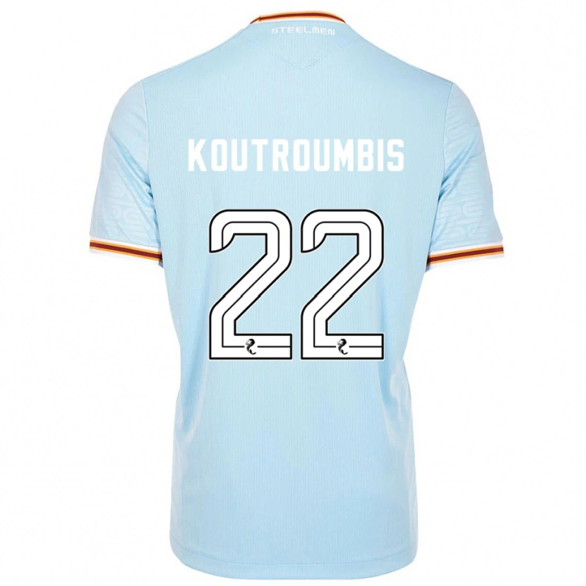 Danxen Men John Koutroumbis #22 Sky Blue Away Jersey 2025/26 T-Shirt