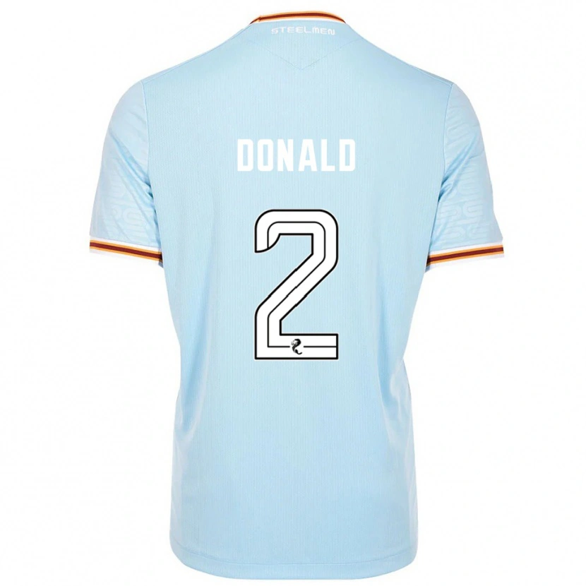 Danxen Men Eve Donald #2 Sky Blue Away Jersey 2025/26 T-Shirt