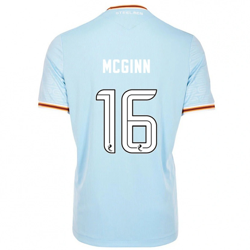 Danxen Men Paul Mcginn #16 Sky Blue Away Jersey 2025/26 T-Shirt