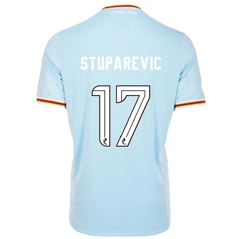Danxen Men Filip Stuparevic #17 Sky Blue Away Jersey 2025/26 T-Shirt