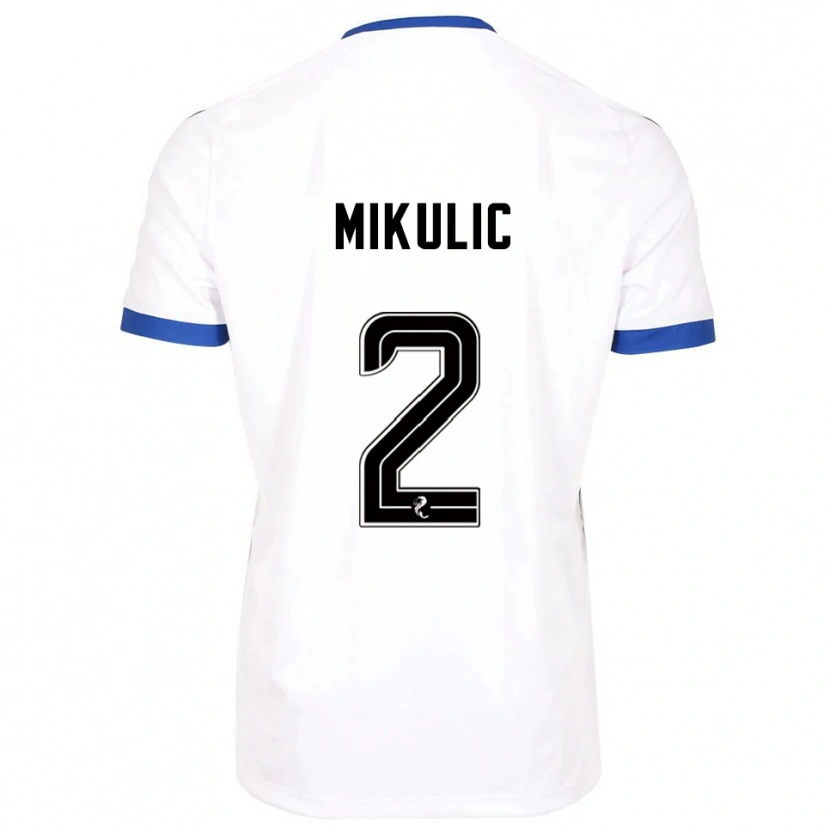 Danxen Men Bozo Mikulic #2 White Blue Away Jersey 2025/26 T-Shirt