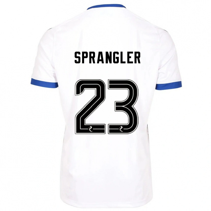 Danxen Men Sven Sprangler #23 White Blue Away Jersey 2025/26 T-Shirt