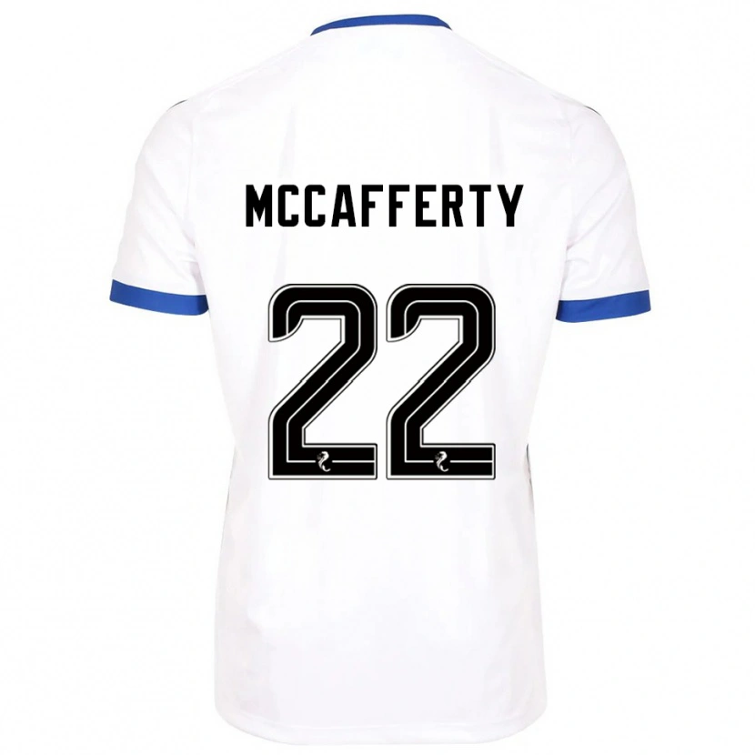 Danxen Men Eirinn Mccafferty #22 White Blue Away Jersey 2025/26 T-Shirt