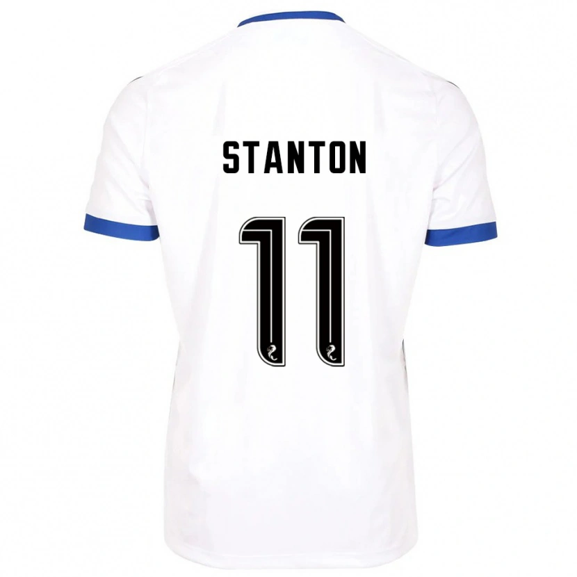 Danxen Men Sam Stanton #11 White Blue Away Jersey 2025/26 T-Shirt