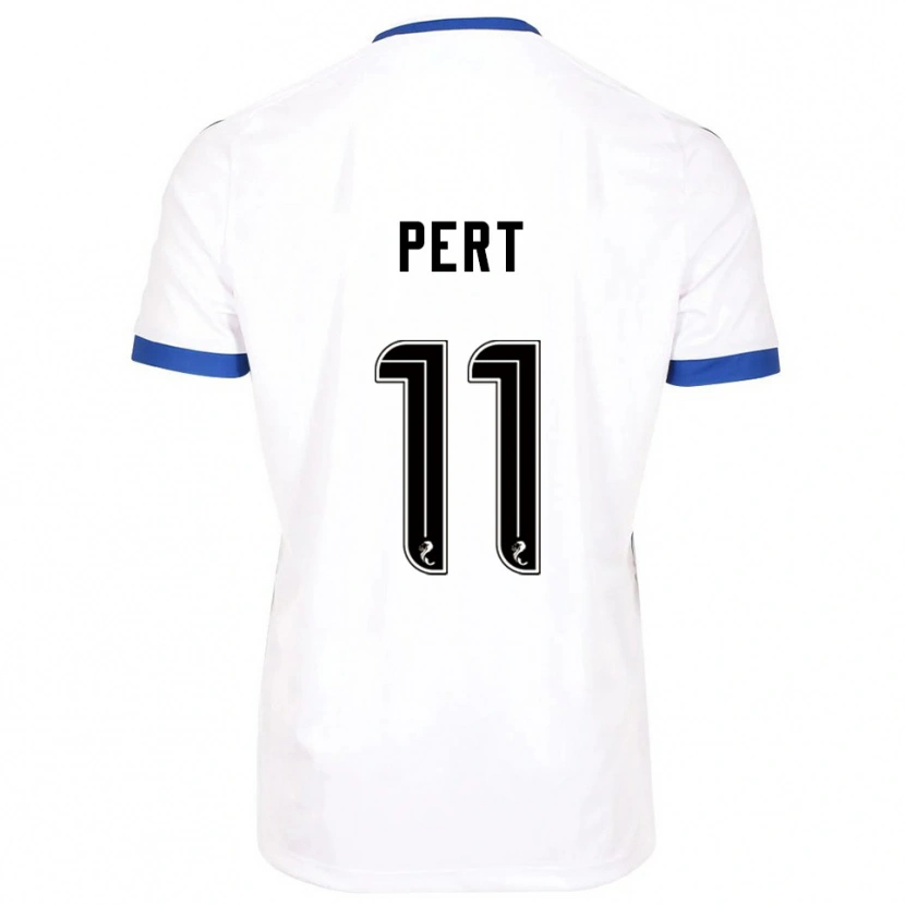 Danxen Men Bailey Pert #11 White Blue Away Jersey 2025/26 T-Shirt