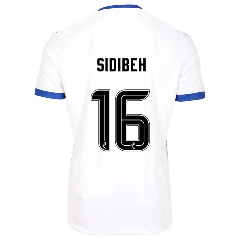 Danxen Men Adama Sidibeh #16 White Blue Away Jersey 2025/26 T-Shirt