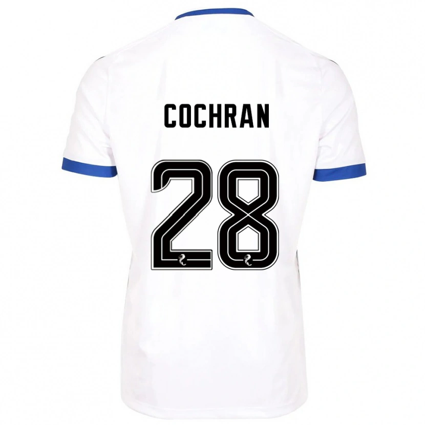 Danxen Men Bobby Cochran #28 White Blue Away Jersey 2025/26 T-Shirt