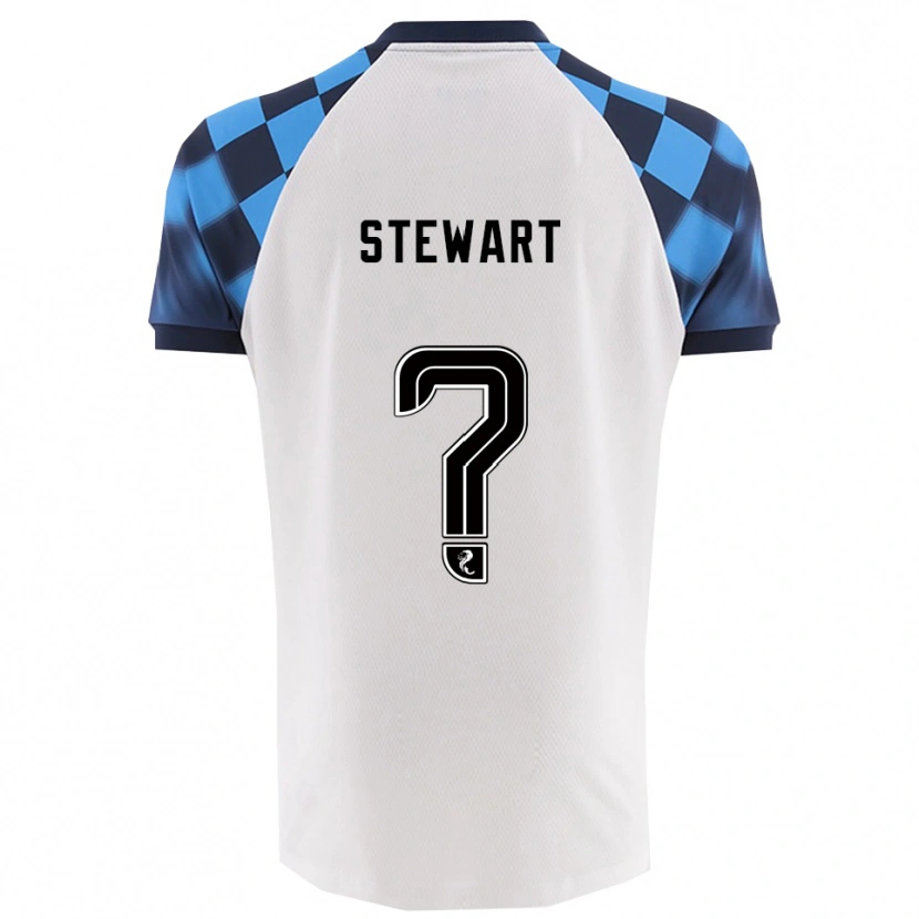 Danxen Men Ella Stewart #0 White Sky Blue Away Jersey 2025/26 T-Shirt