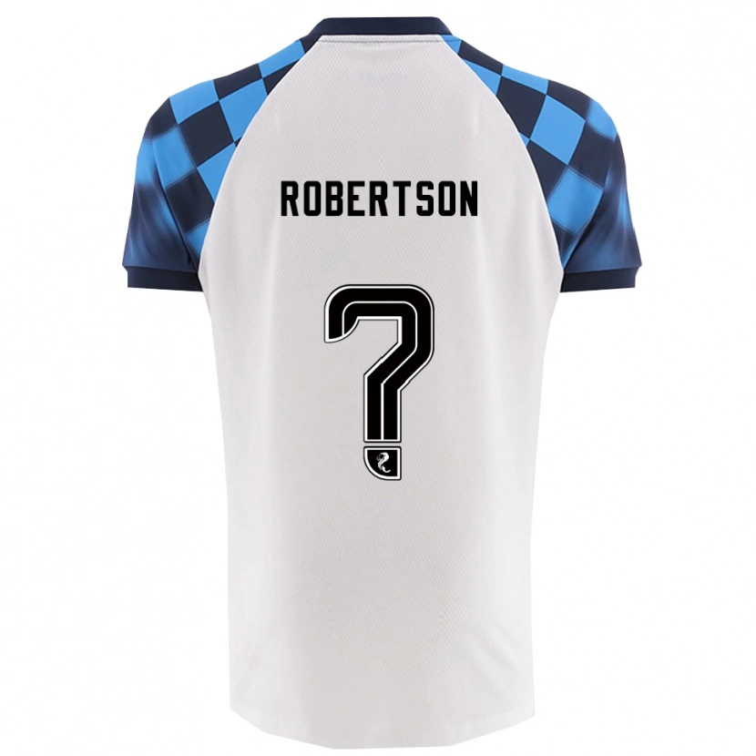Danxen Men Erin Robertson #0 White Sky Blue Away Jersey 2025/26 T-Shirt