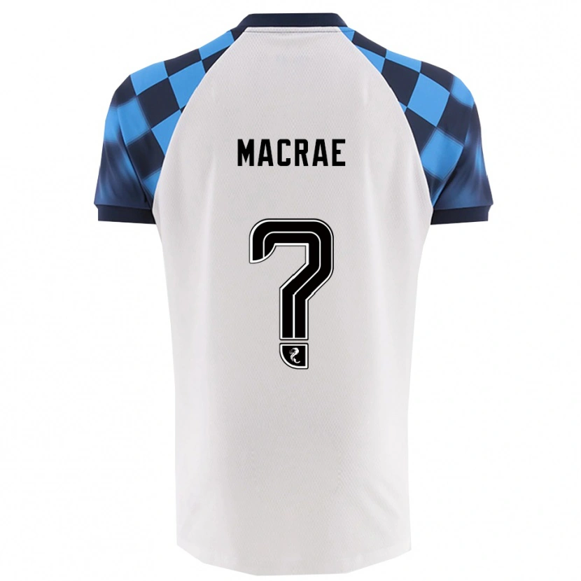 Danxen Men Jane Macrae #0 White Sky Blue Away Jersey 2025/26 T-Shirt