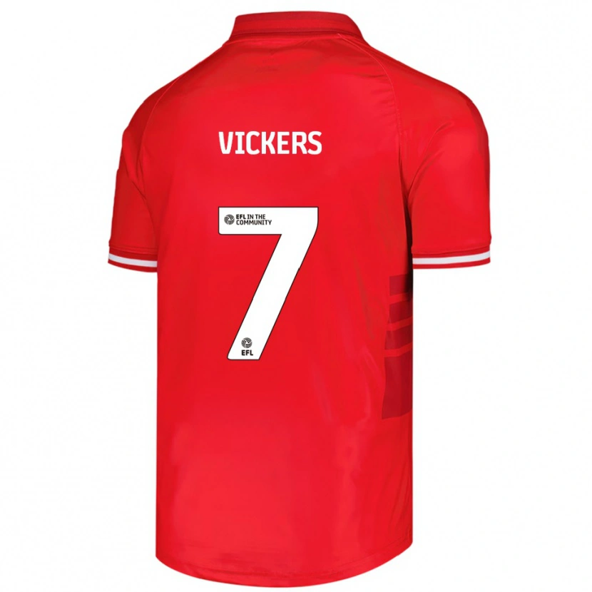 Danxen Women Caylan Vickers #7 Red White Home Jersey 2025/26 T-Shirt