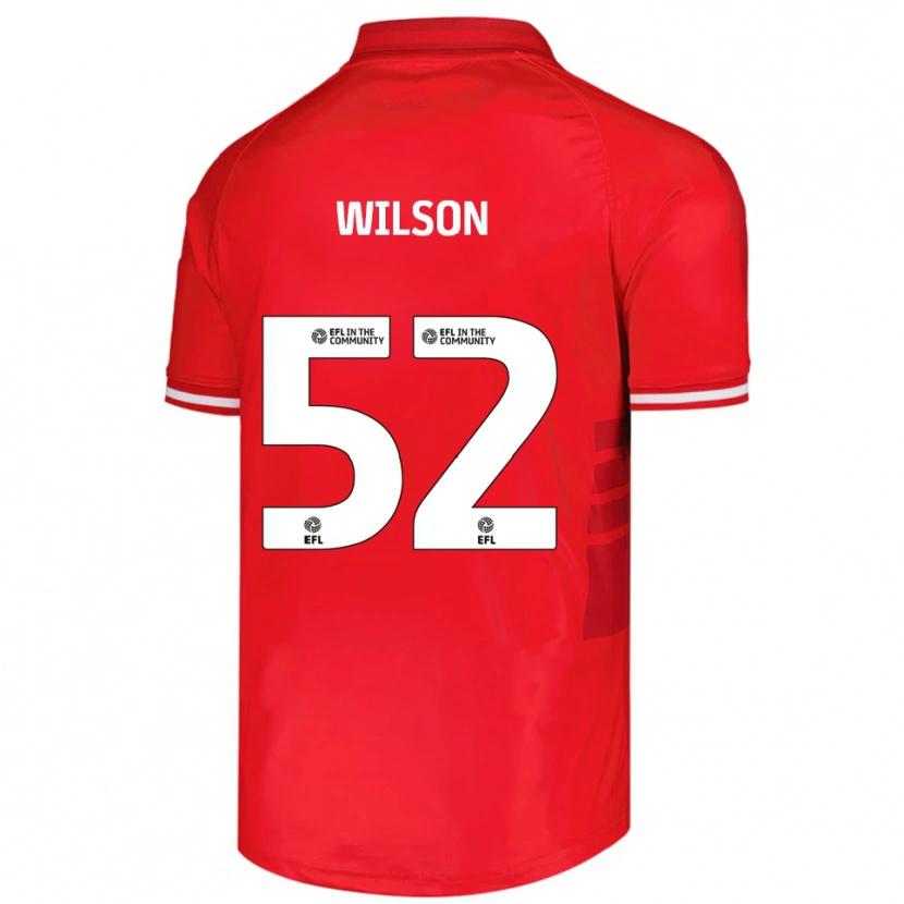 Danxen Women Aston Wilson #52 Red White Home Jersey 2025/26 T-Shirt