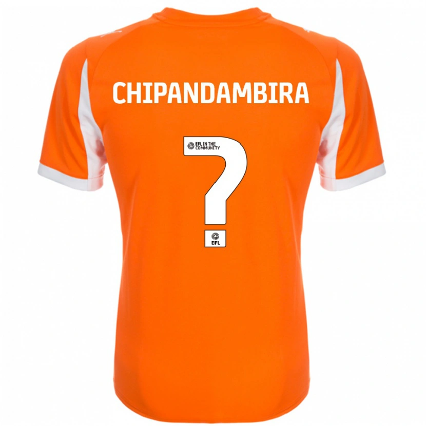 Danxen Women Tafadzwa Chipandambira #0 Orange White Home Jersey 2025/26 T-Shirt