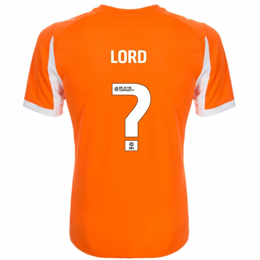 Danxen Women Jessica Lord #0 Orange White Home Jersey 2025/26 T-Shirt