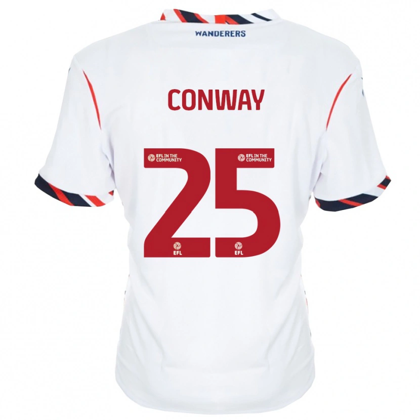 Danxen Women Max Conway #25 White Red Home Jersey 2025/26 T-Shirt