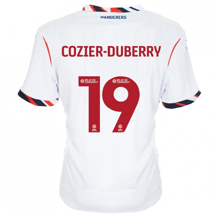 Danxen Women Amario Cozier-Duberry #19 White Red Home Jersey 2025/26 T-Shirt