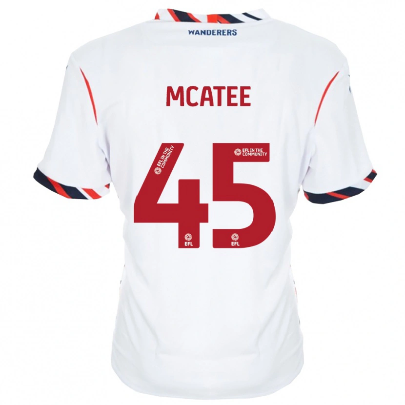 Danxen Women John Mcatee #45 White Red Home Jersey 2025/26 T-Shirt