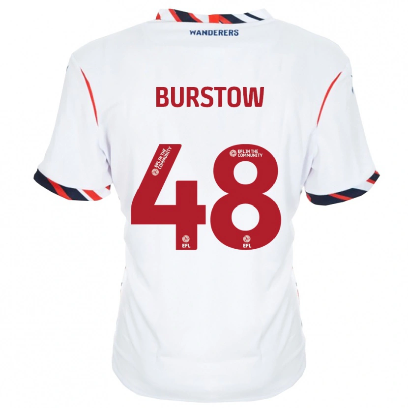 Danxen Women Mason Burstow #48 White Red Home Jersey 2025/26 T-Shirt