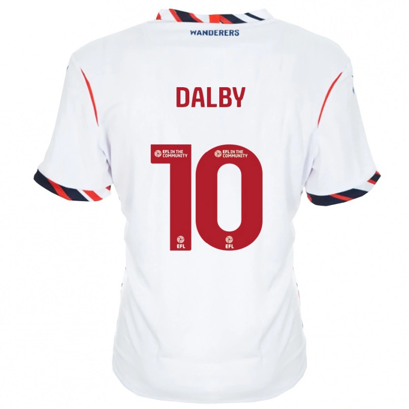 Danxen Women Sam Dalby #10 White Red Home Jersey 2025/26 T-Shirt