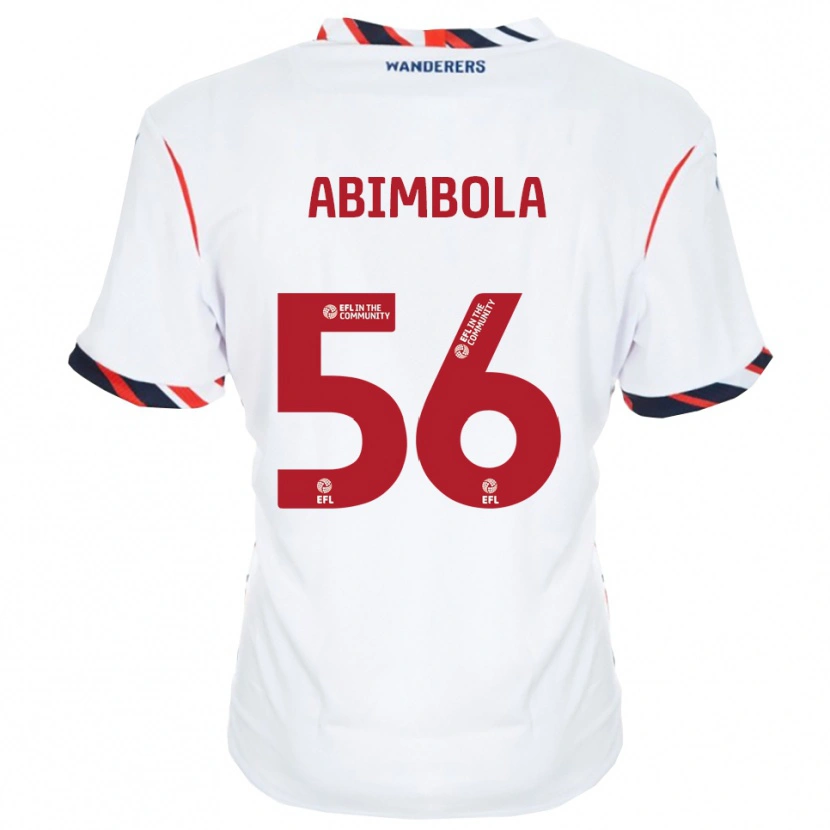 Danxen Women David Abimbola #56 White Red Home Jersey 2025/26 T-Shirt