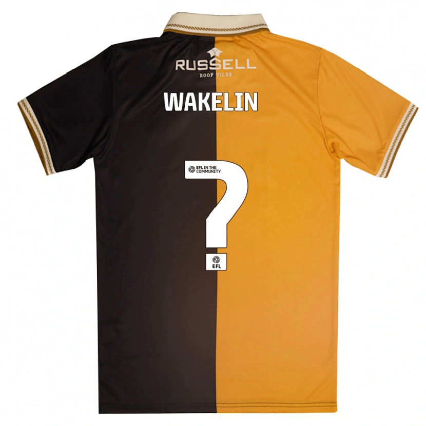Danxen Women Ronny Wakelin #0 Yellow Black Home Jersey 2025/26 T-Shirt