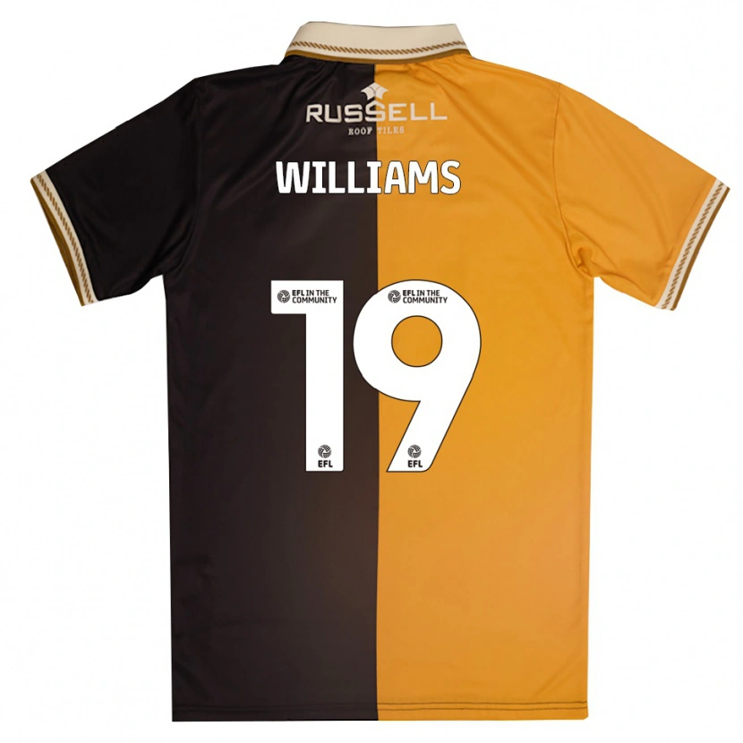 Danxen Women Dylan Williams #19 Yellow Black Home Jersey 2025/26 T-Shirt