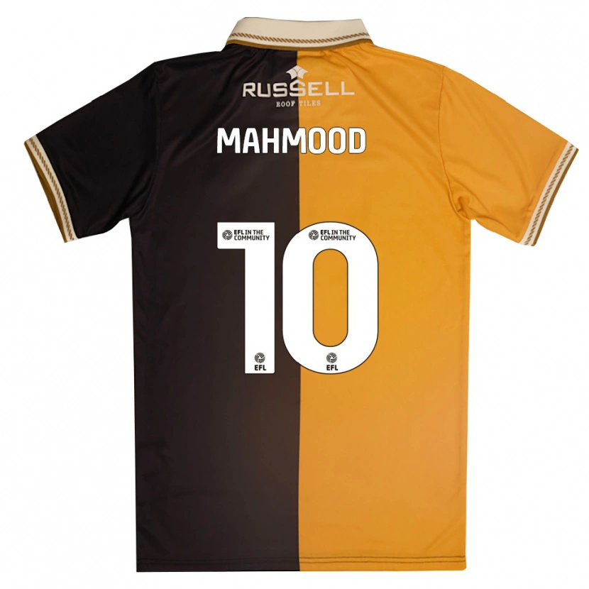 Danxen Women Hajrah Mahmood #10 Yellow Black Home Jersey 2025/26 T-Shirt