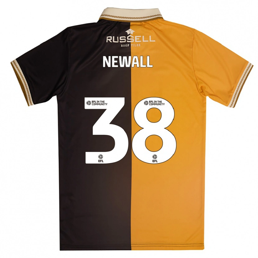 Danxen Women Jack Newall #38 Yellow Black Home Jersey 2025/26 T-Shirt