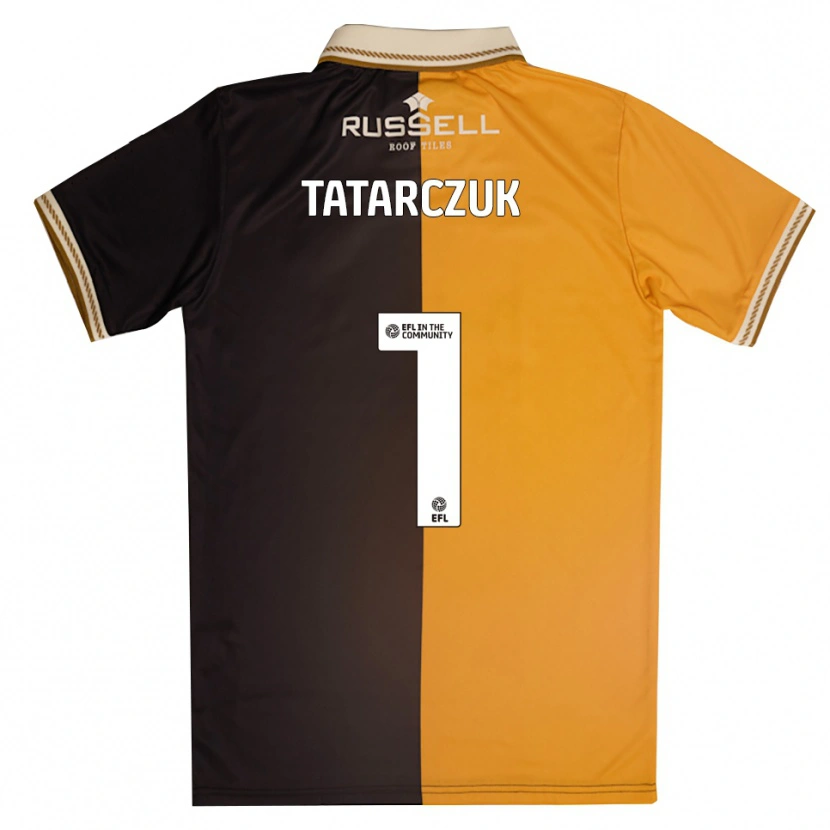 Danxen Women Olena Tatarczuk #1 Yellow Black Home Jersey 2025/26 T-Shirt
