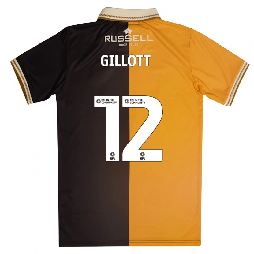 Danxen Women Emily Gillott #12 Yellow Black Home Jersey 2025/26 T-Shirt