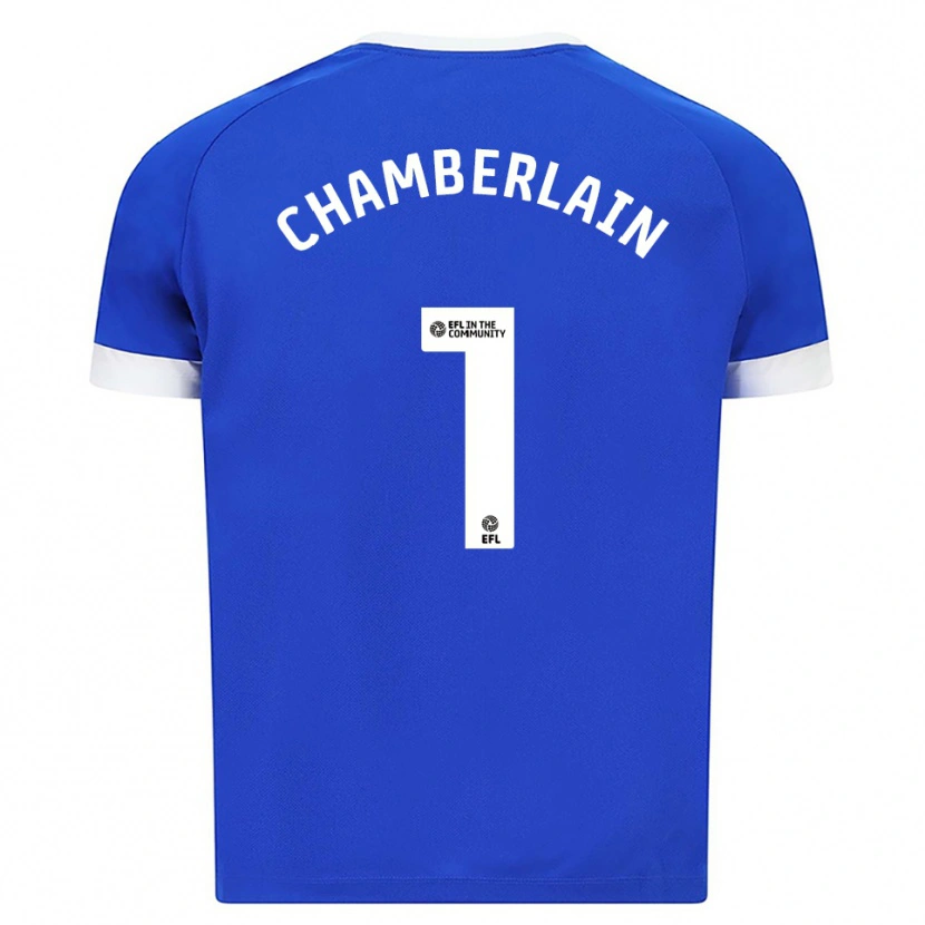 Danxen Women Ceryn Chamberlain #1 Blue White Home Jersey 2025/26 T-Shirt