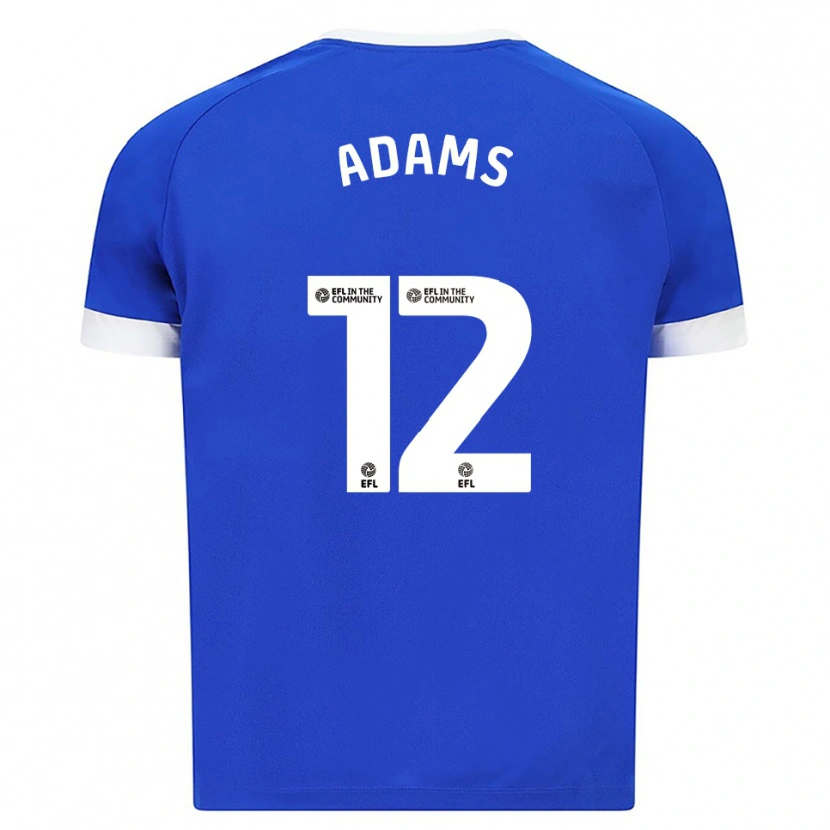 Danxen Women Kelly Adams #12 Blue White Home Jersey 2025/26 T-Shirt