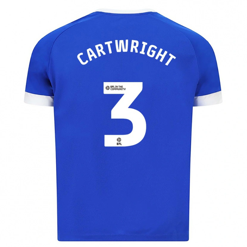 Danxen Women Logan Cartwright #3 Blue White Home Jersey 2025/26 T-Shirt