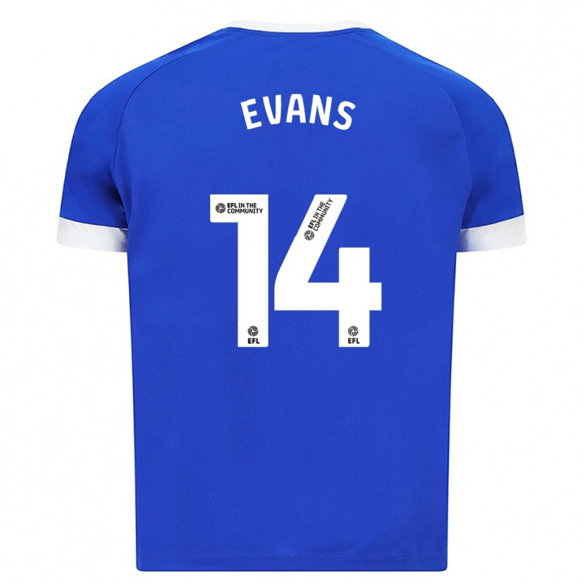 Danxen Women Shannon Evans #14 Blue White Home Jersey 2025/26 T-Shirt