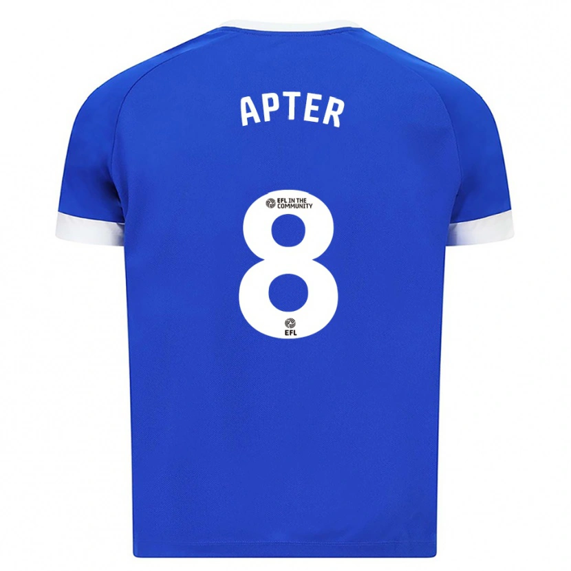 Danxen Women Matthew Apter #8 Blue White Home Jersey 2025/26 T-Shirt