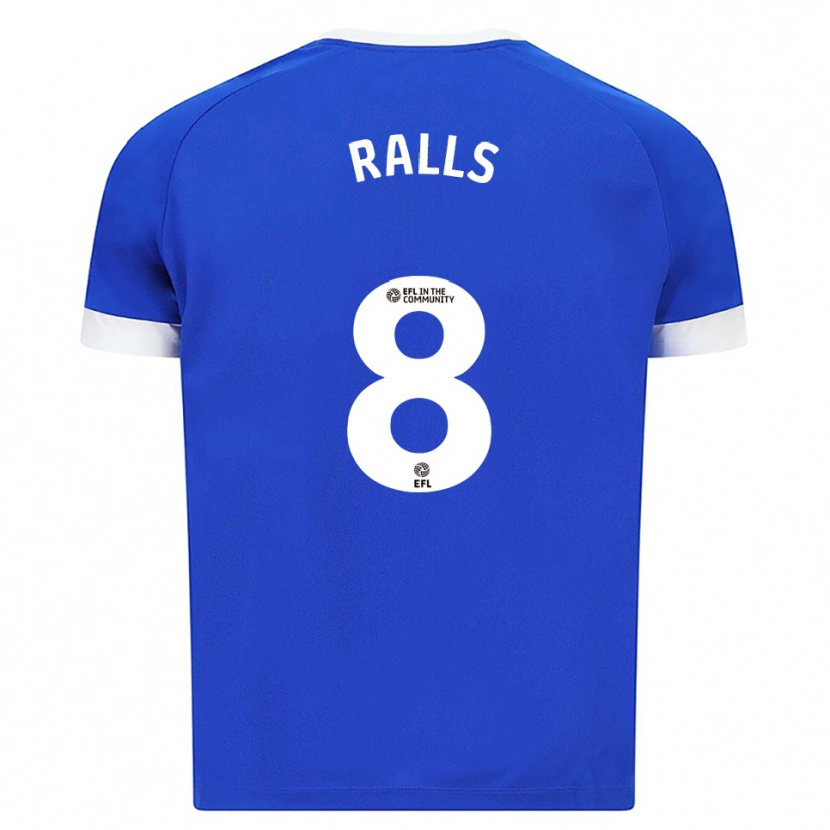 Danxen Women Joe Ralls #8 Blue White Home Jersey 2025/26 T-Shirt