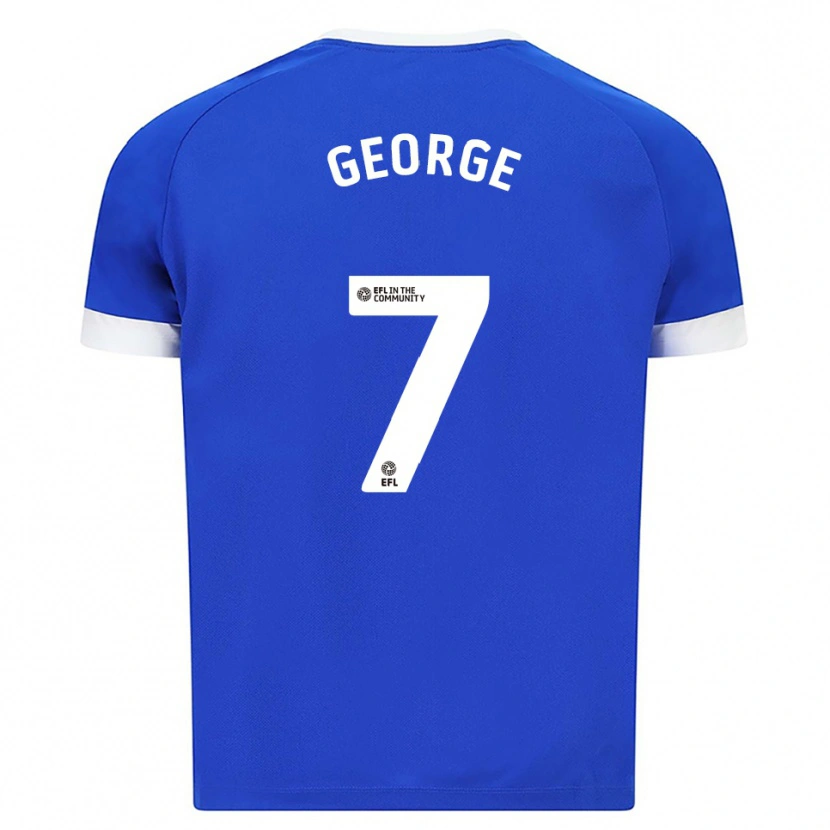 Danxen Women Trey George #7 Blue White Home Jersey 2025/26 T-Shirt