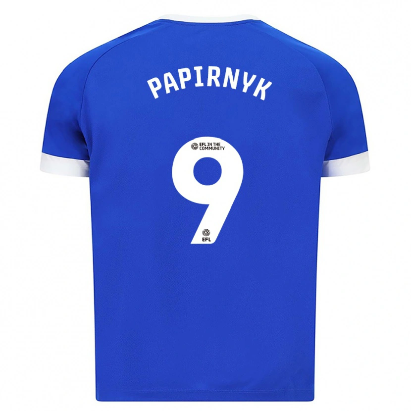 Danxen Women Leo Papirnyk #9 Blue White Home Jersey 2025/26 T-Shirt