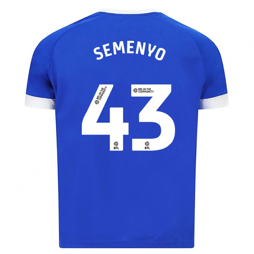 Danxen Women Jai Semenyo #43 Blue White Home Jersey 2025/26 T-Shirt
