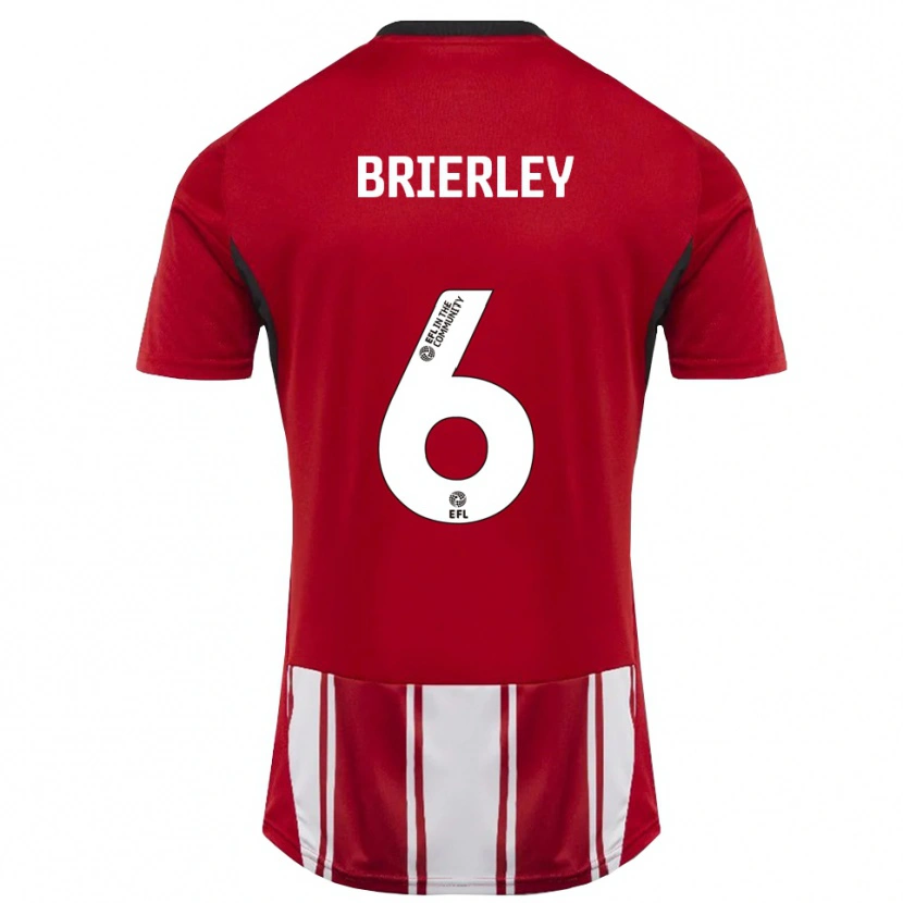 Danxen Women Ethan Brierley #6 Red White Black Home Jersey 2025/26 T-Shirt