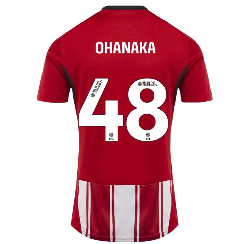 Danxen Women Santino Ohanaka #48 Red White Black Home Jersey 2025/26 T-Shirt