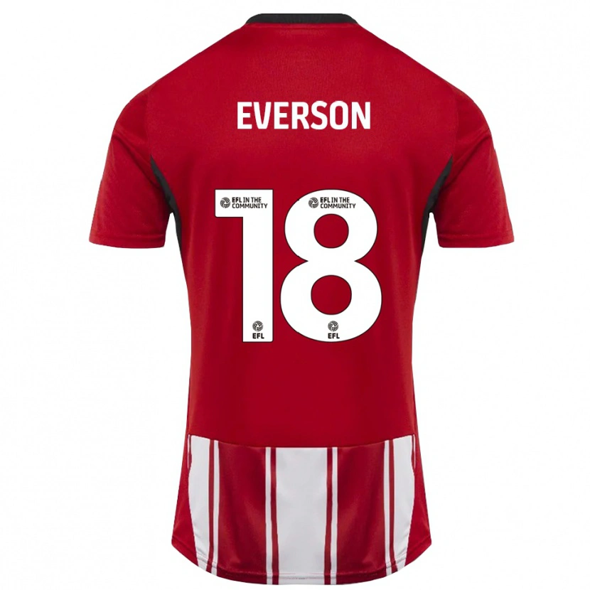 Danxen Women Beth Everson #18 Red White Black Home Jersey 2025/26 T-Shirt